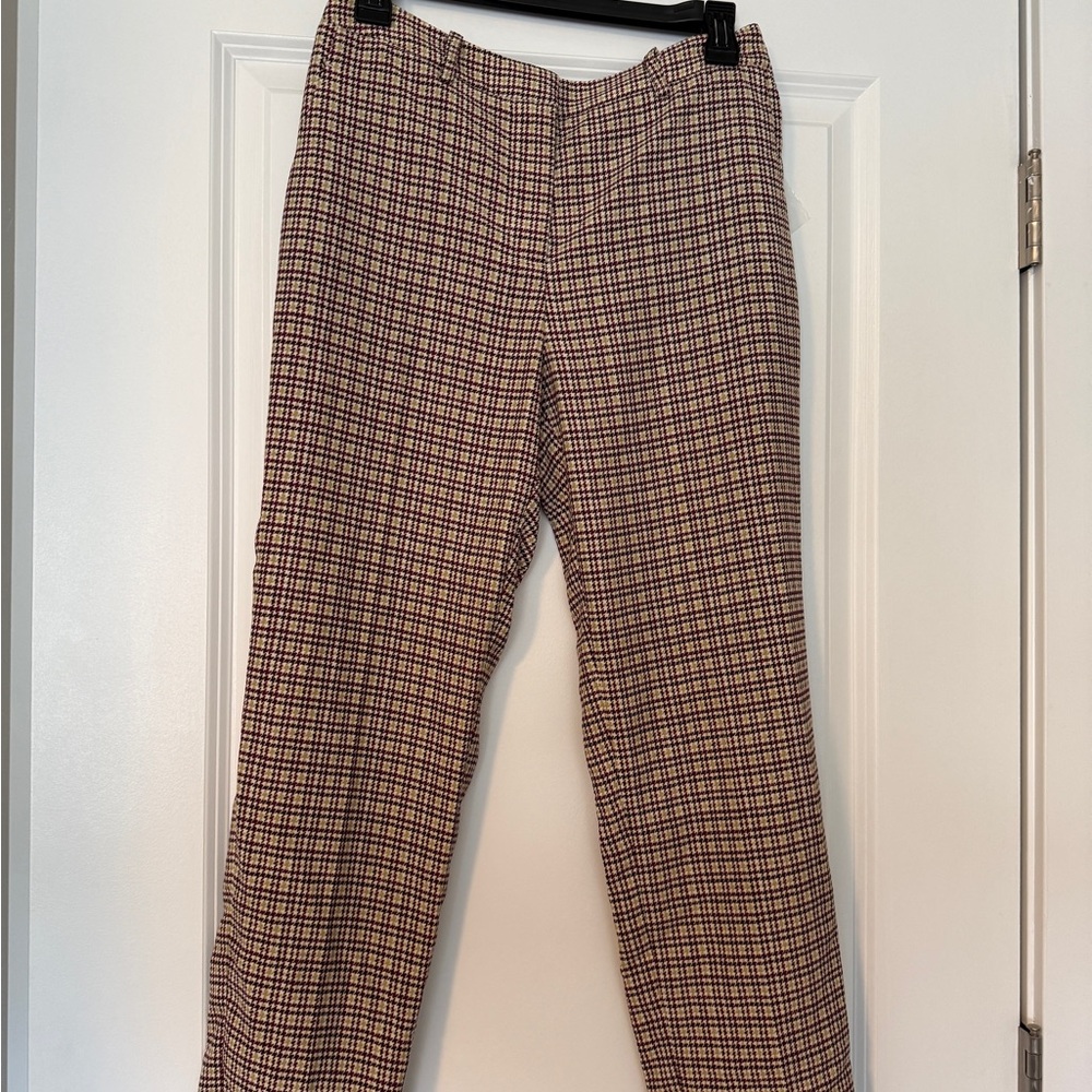 Vince Camuto Women's Checkered Trousers